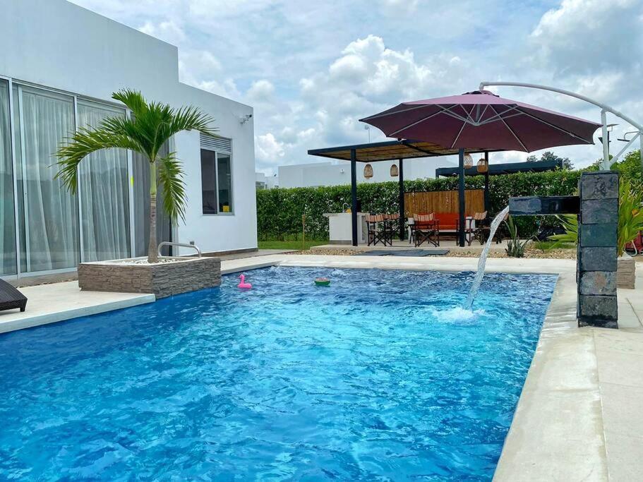 Casa Palma Roja Boutique , Piscina Privada Vila Carmen de Apicalá Exterior foto